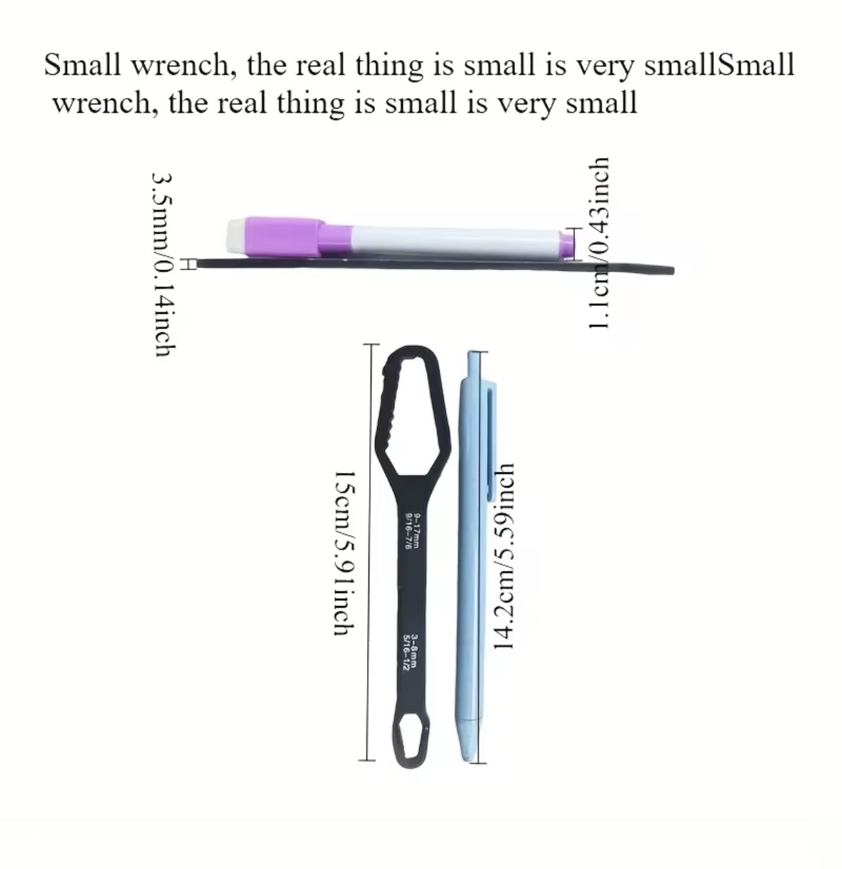 1pc Universal Double Ended Wrench - Image 2